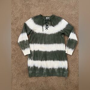 Gap Factory Tie Dye Sweatshirt Dress